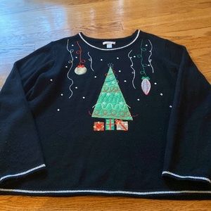 XL Christmas sweater by White Stag.